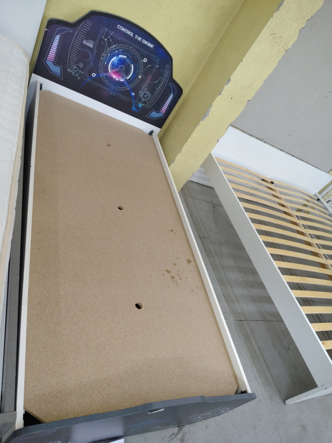 Kids Single Bed Frame Space Theme 2