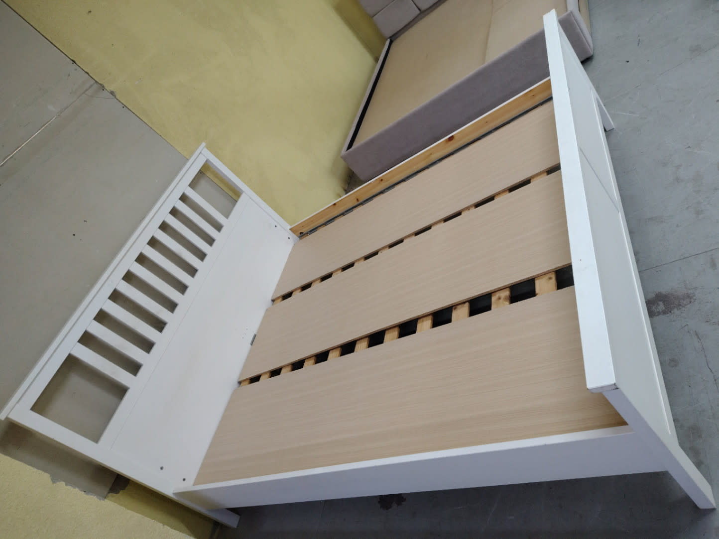 Double Bed Frame White 3