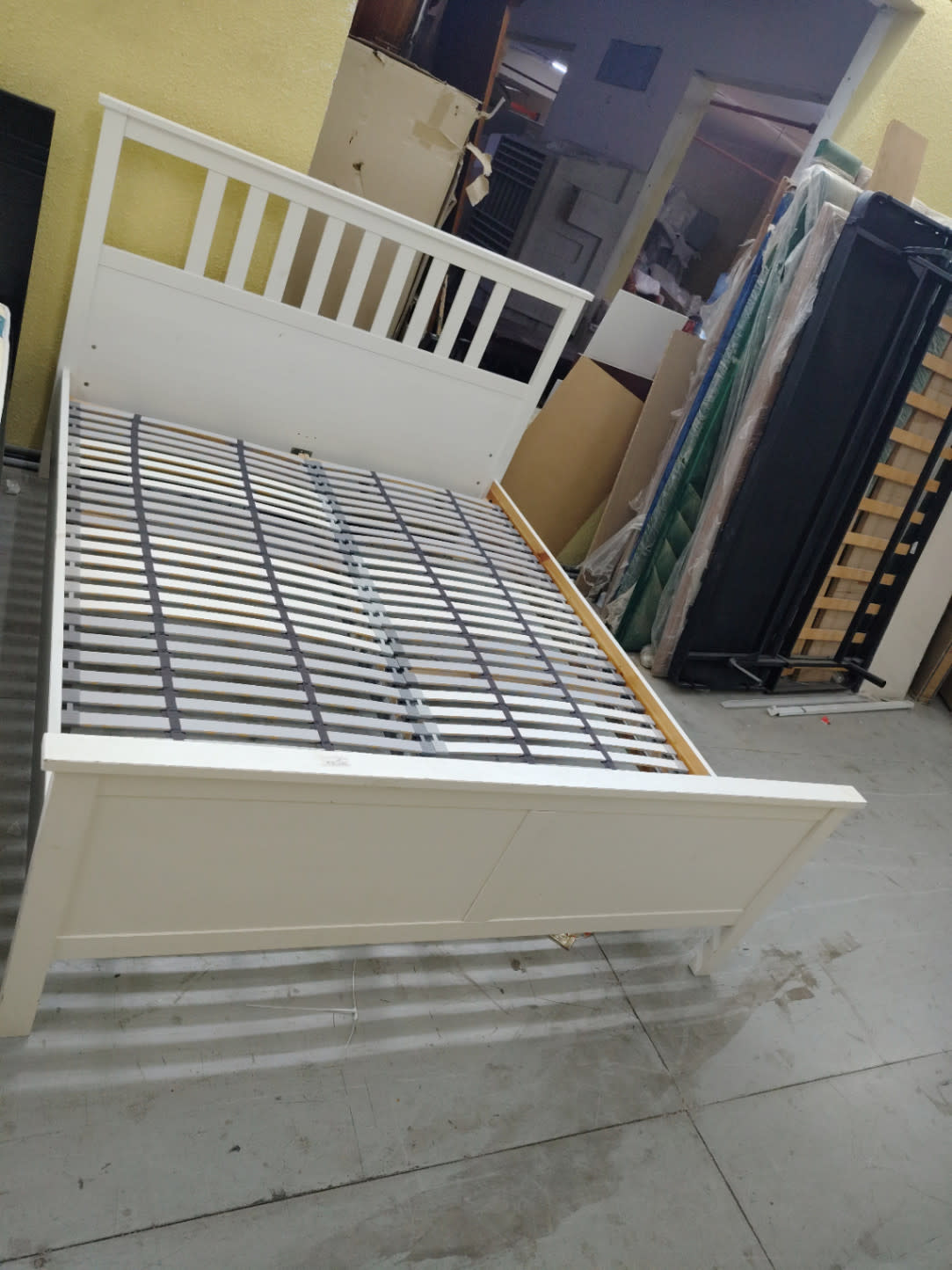 Double Bed Frame White