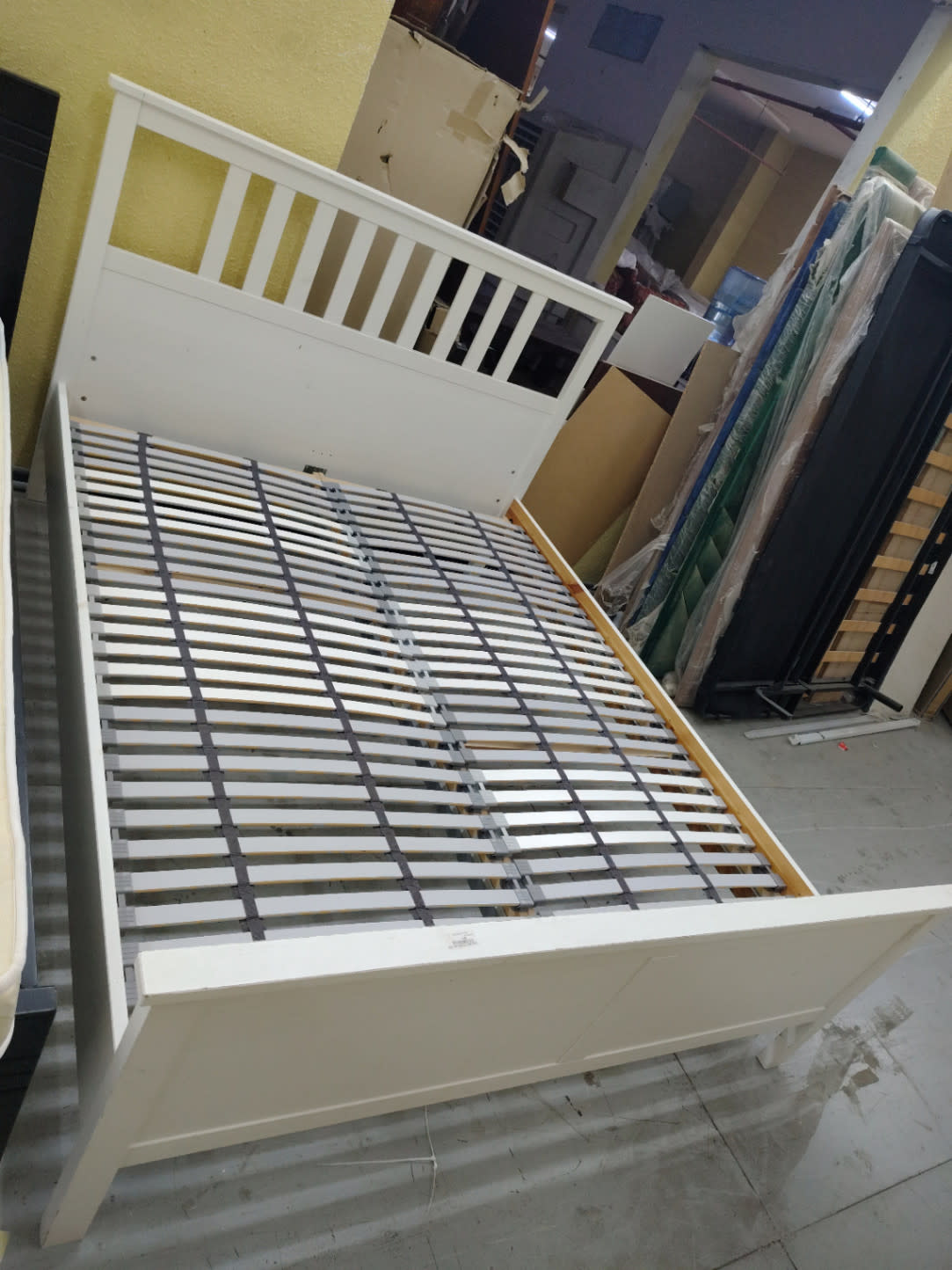 Double Bed Frame White 3