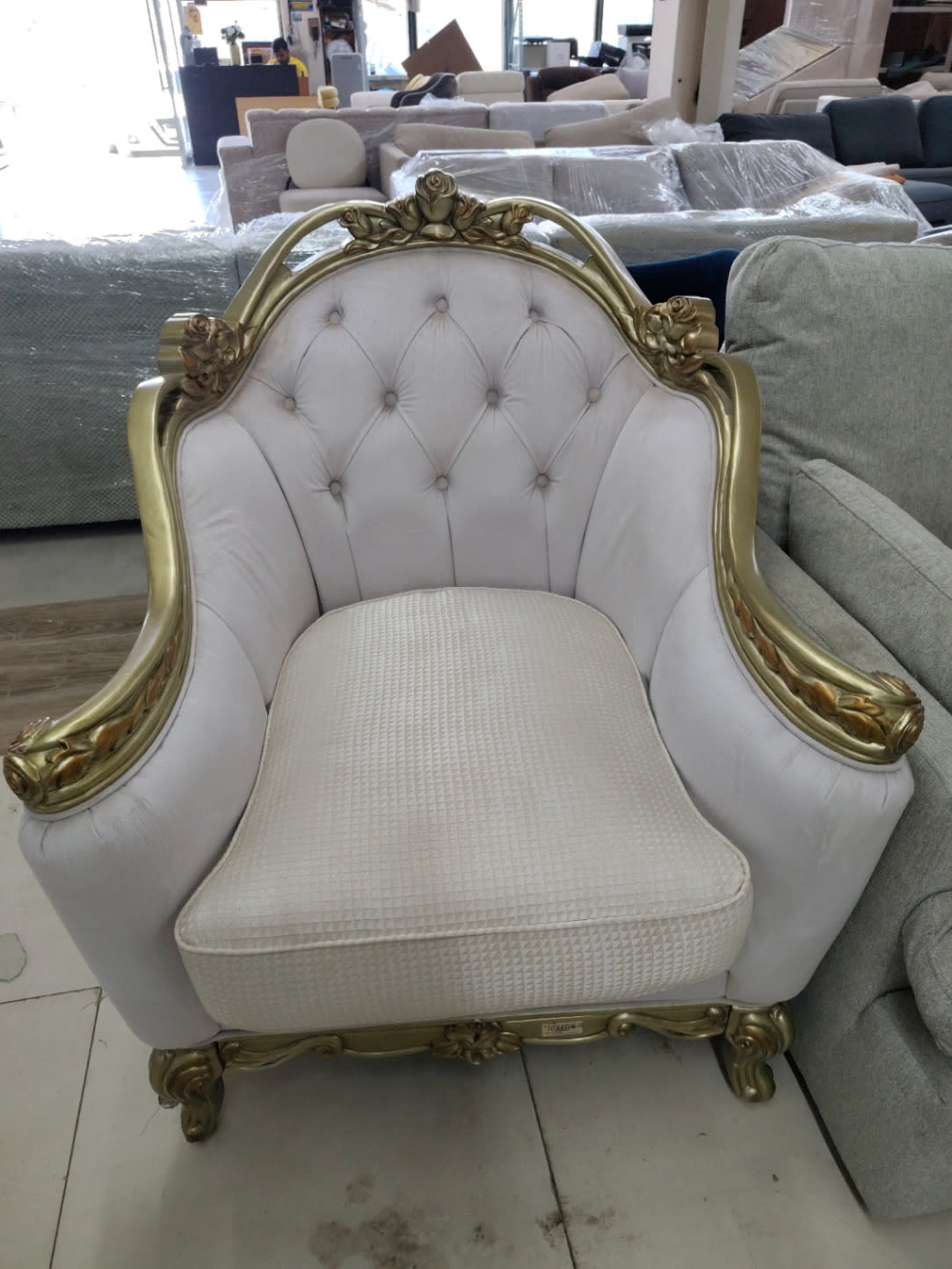 Classic Carved Armchair