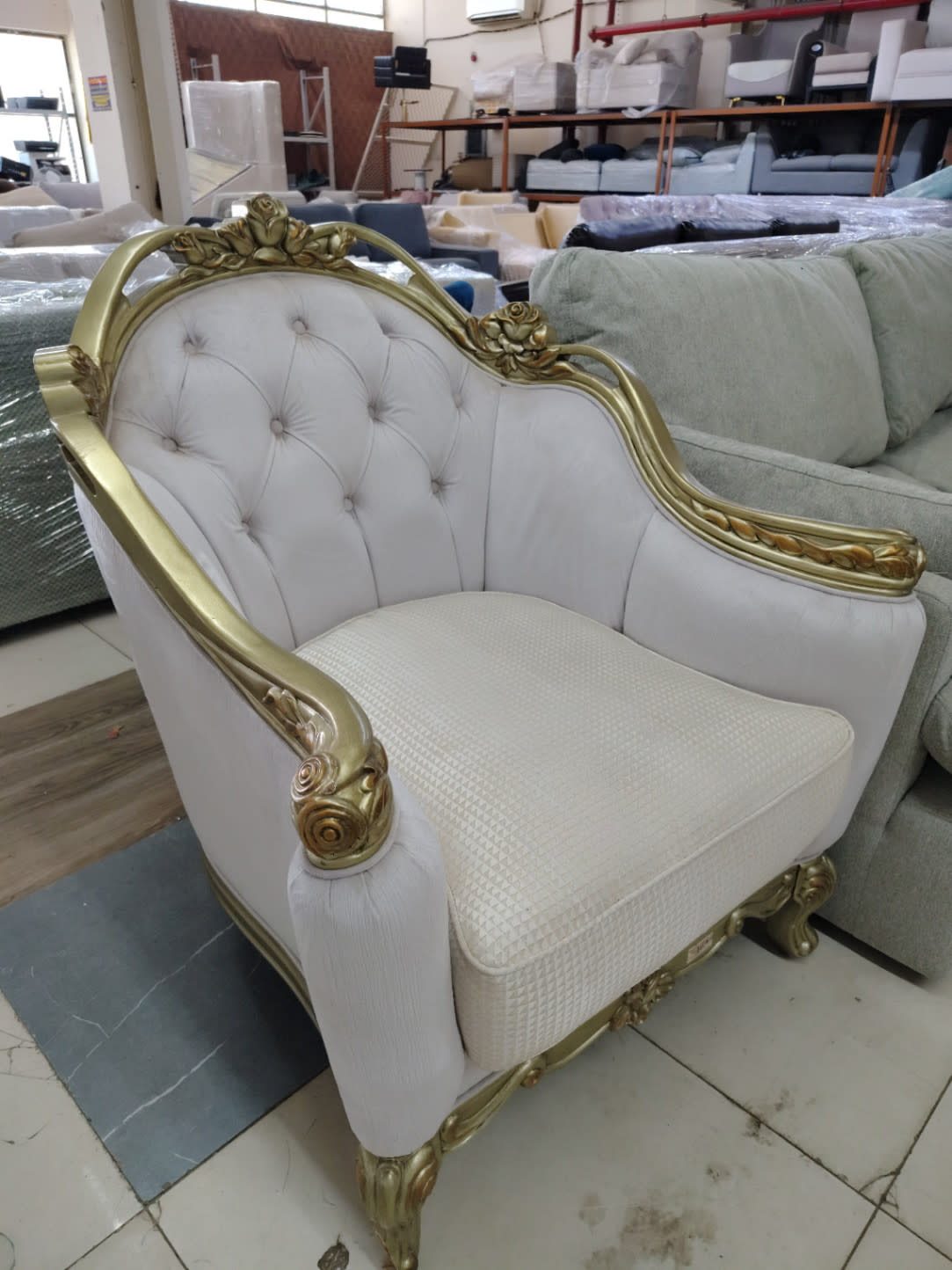 Classic Carved Armchair 2