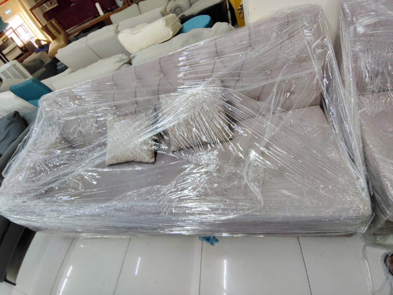 Sectional Sofa with Cushions 2