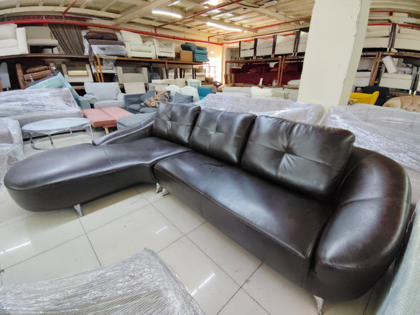 L-Shape Sectional Sofa with Chaise 2