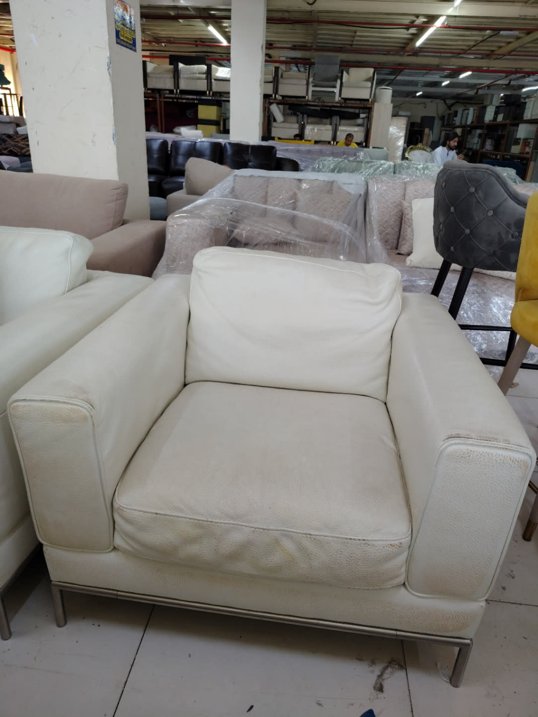 Single Seat Leather Armchair