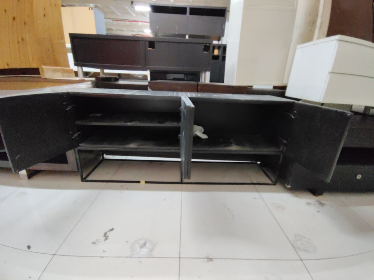 4-Door Sideboard Console Cabinet 2
