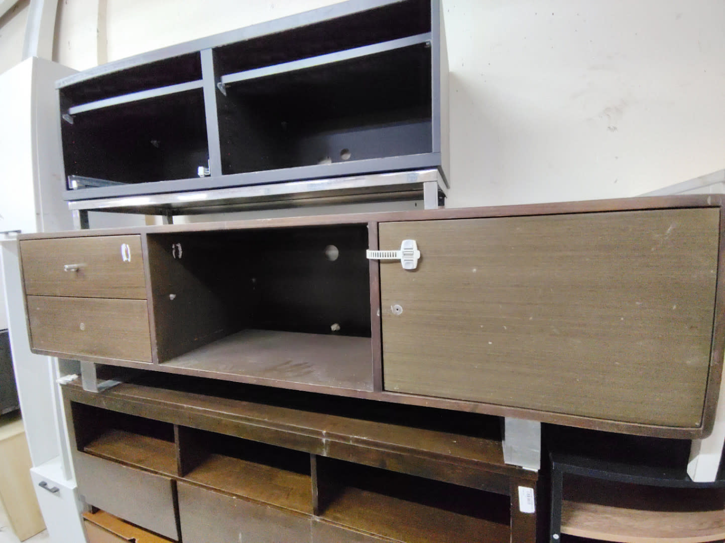 TV Stand with Drawers and Cabinet
