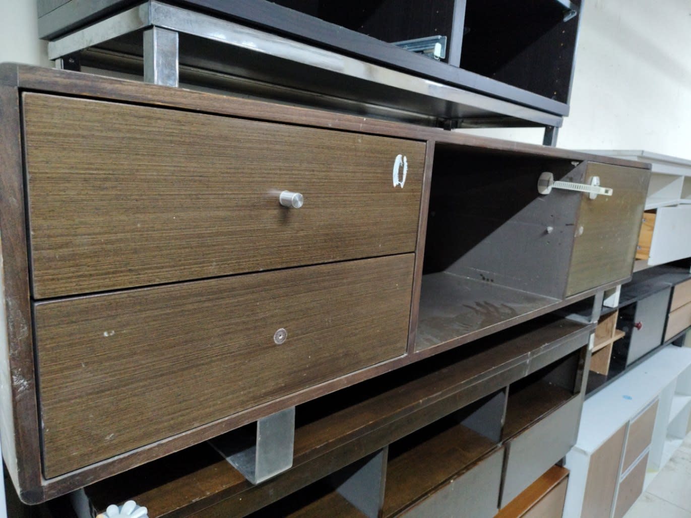 TV Stand with Drawers and Cabinet 2