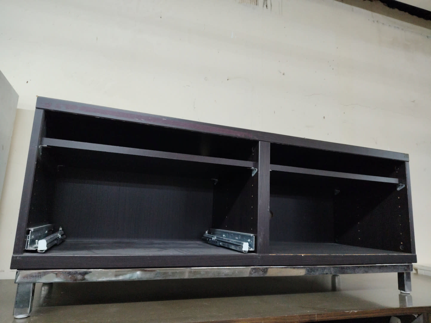 TV Stand with Open Shelves