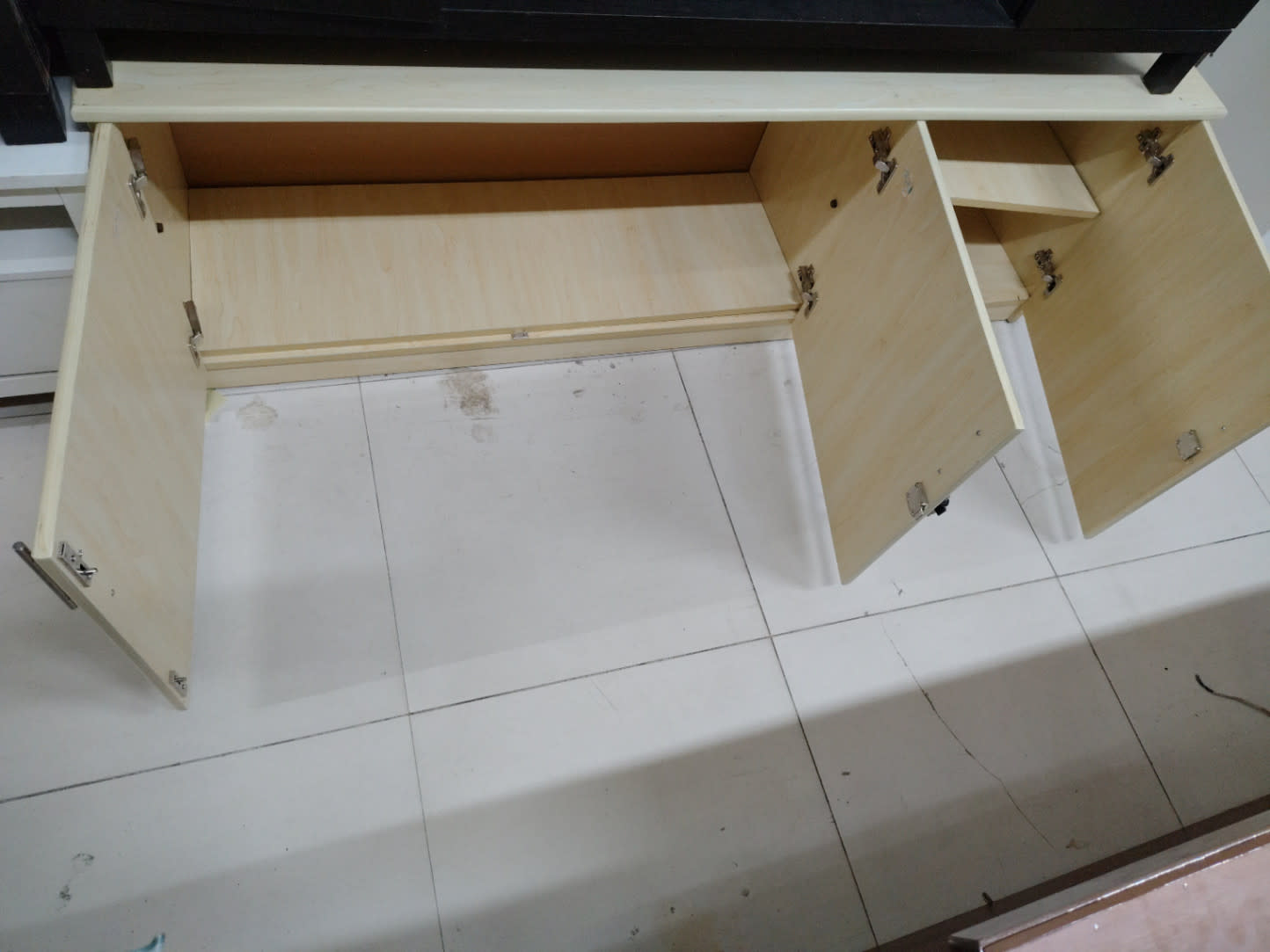 Low Storage Cabinet with Lockable Doors 3