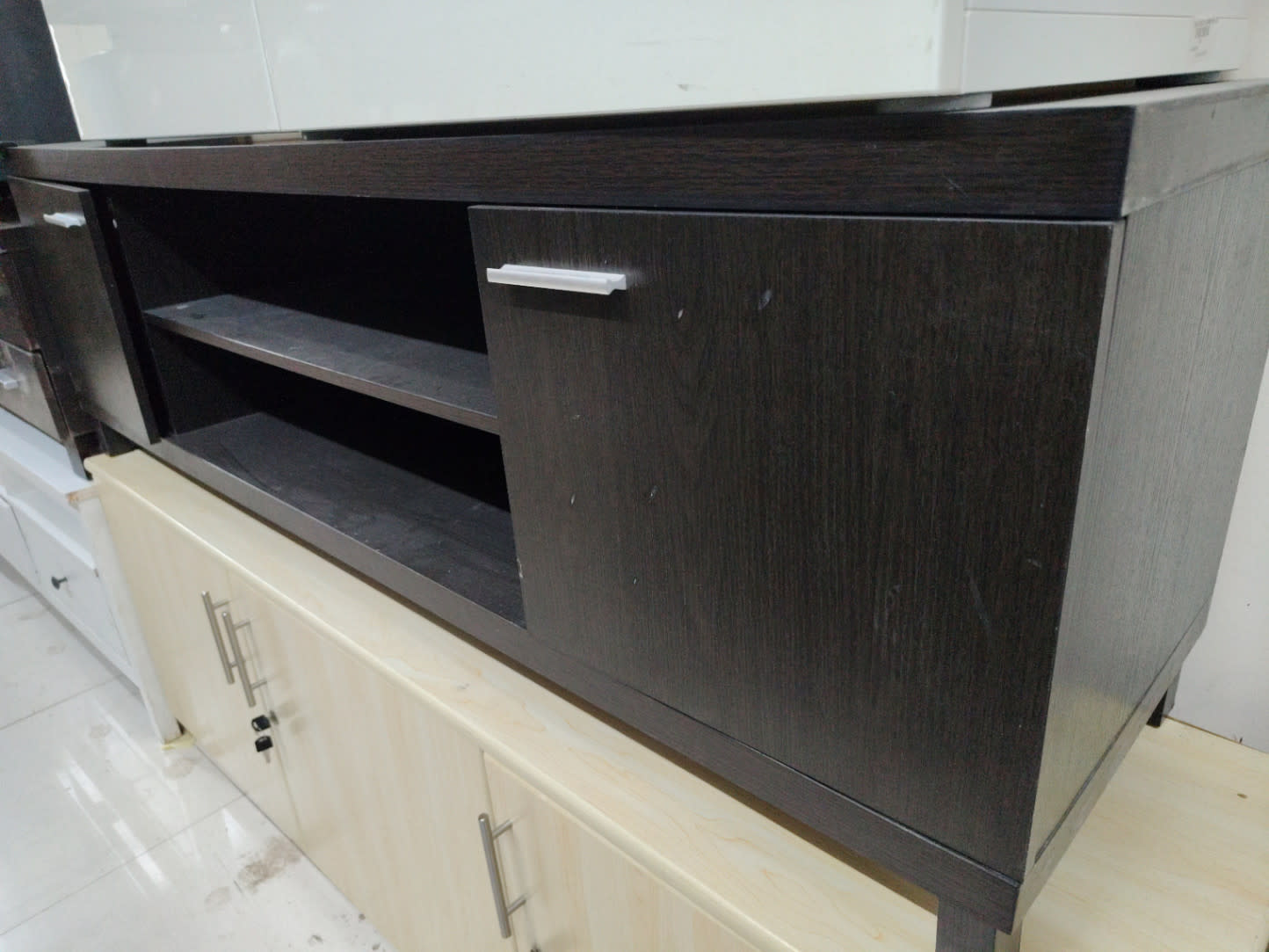 TV Stand with Side Cabinets 2