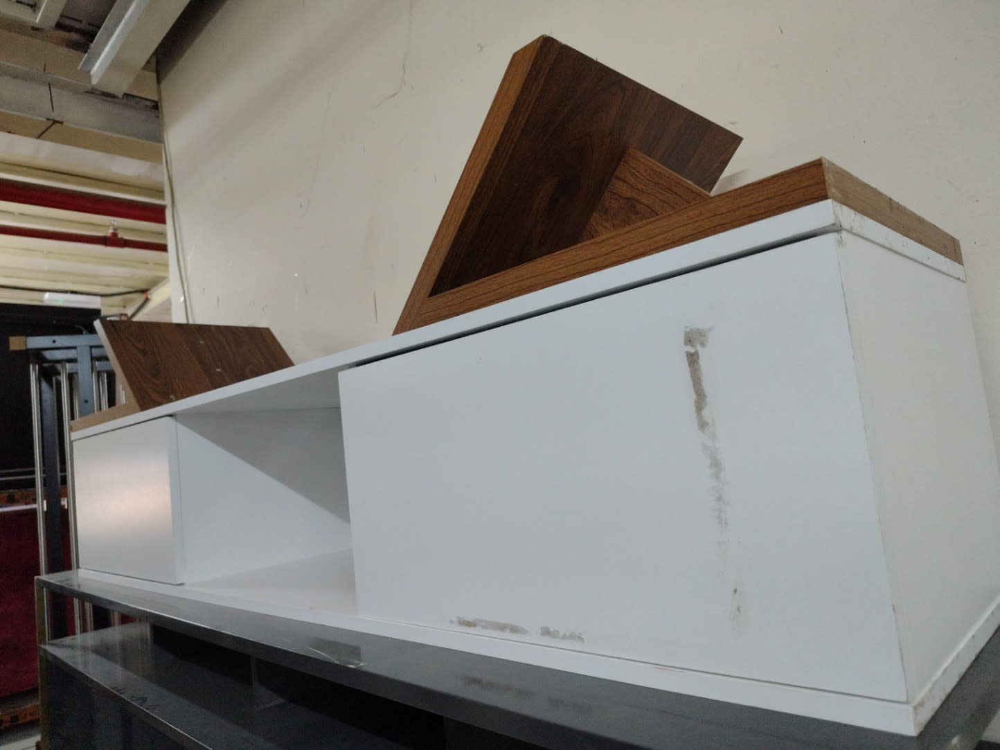 TV Stand with Open Shelf 2