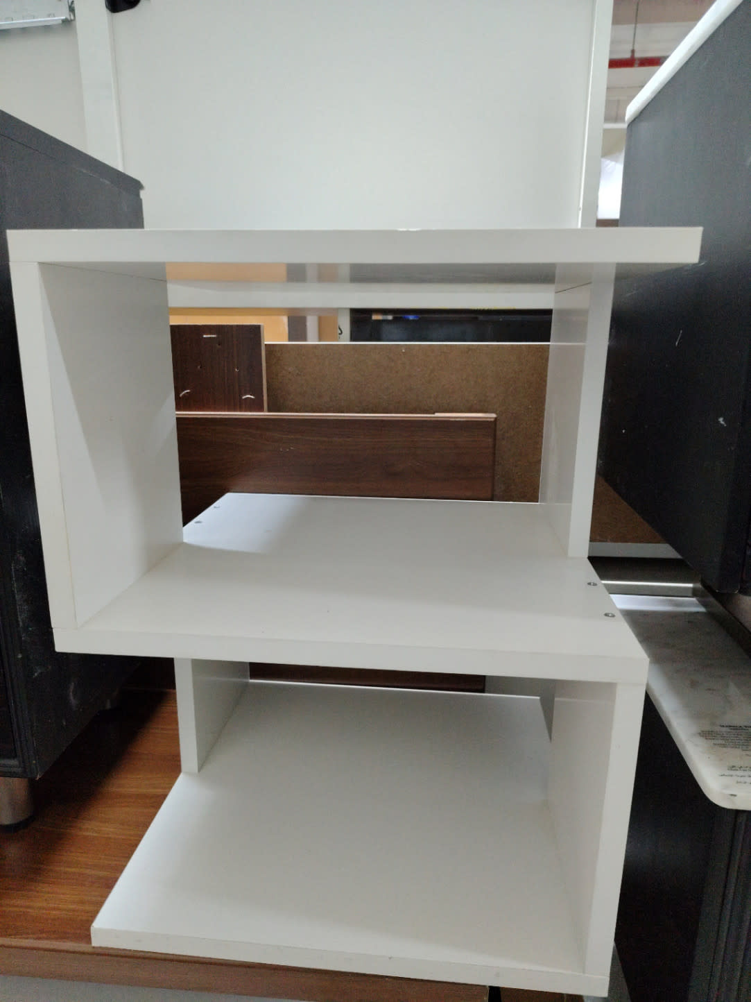 S-Shape Open Shelving Unit