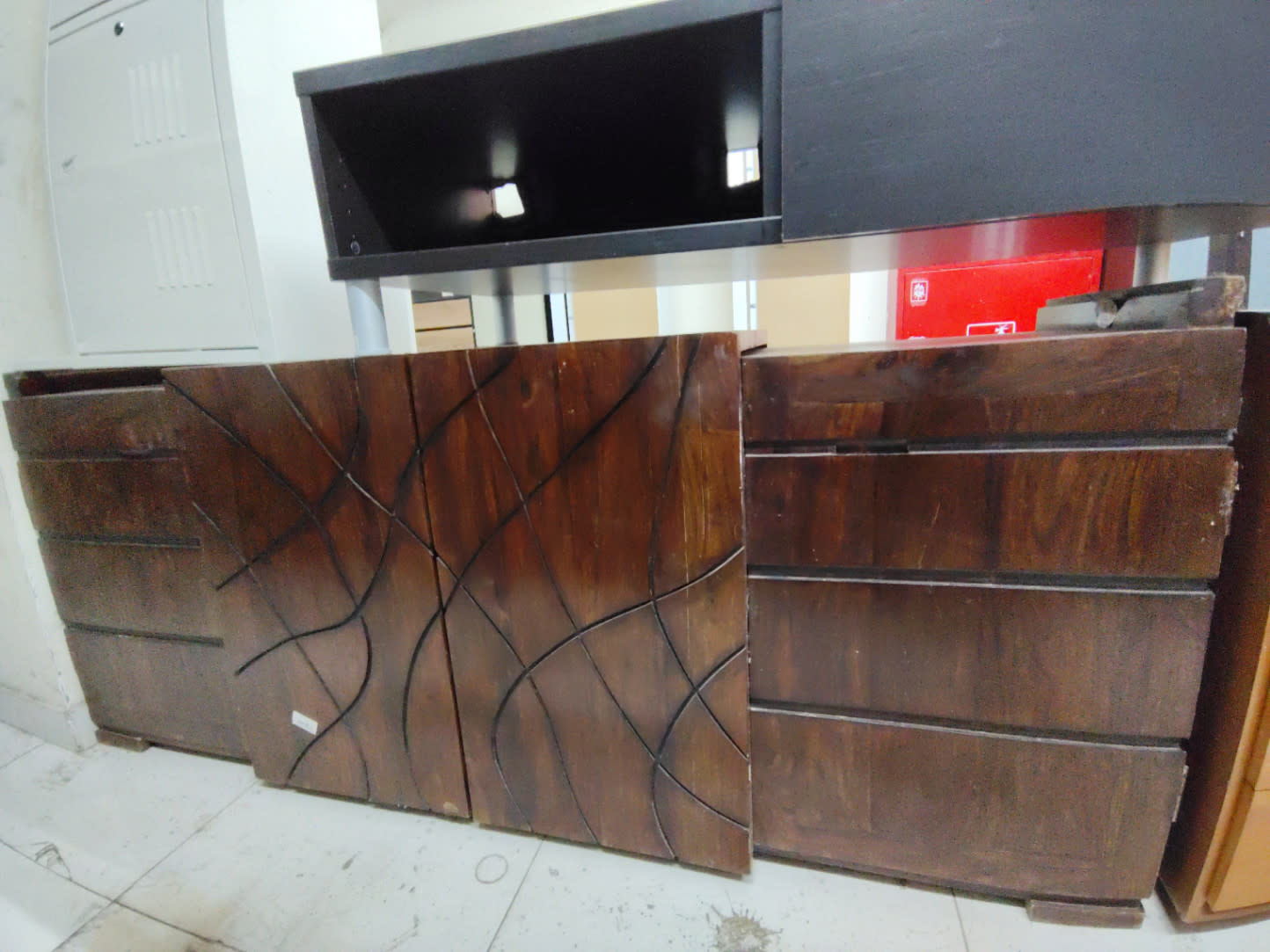 Wooden Dresser with Drawers
