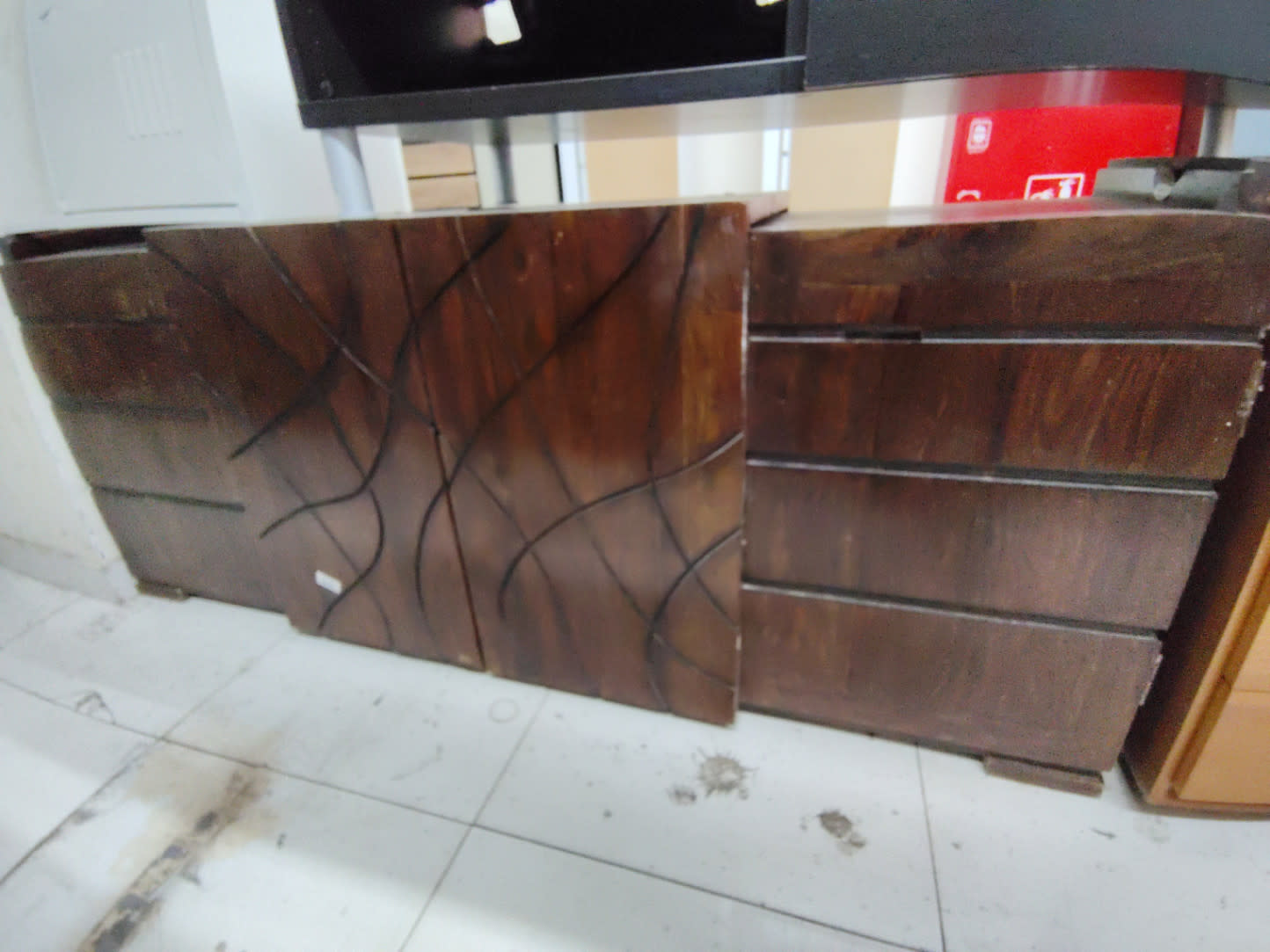 Wooden Dresser with Drawers 3