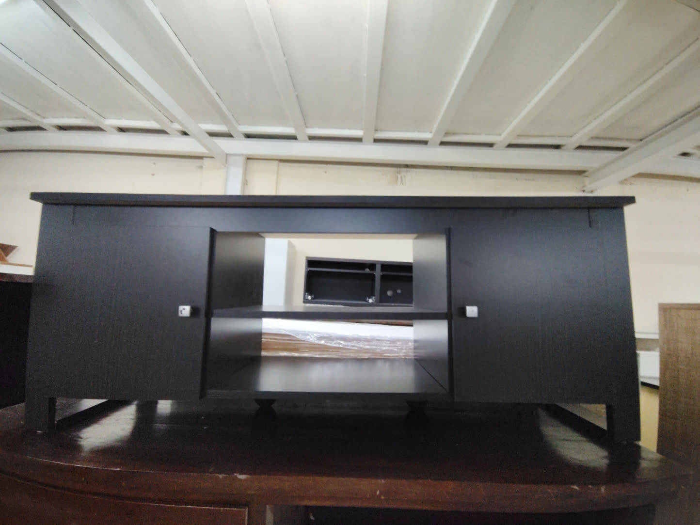 TV Stand with Side Cabinets