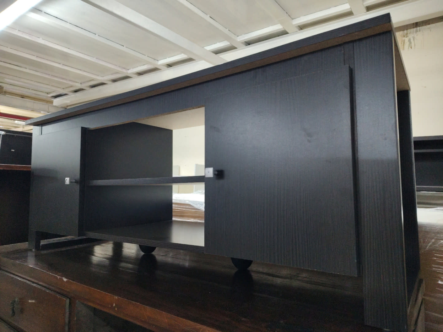 TV Stand with Side Cabinets 2
