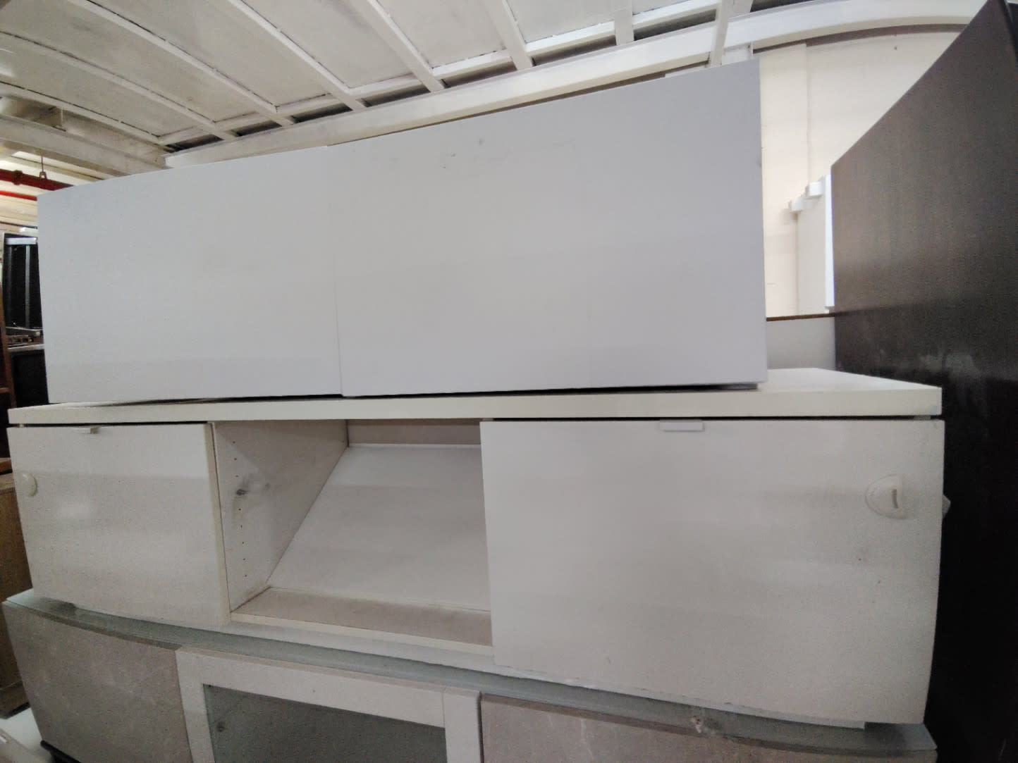 TV Stand with Cabinet Storage