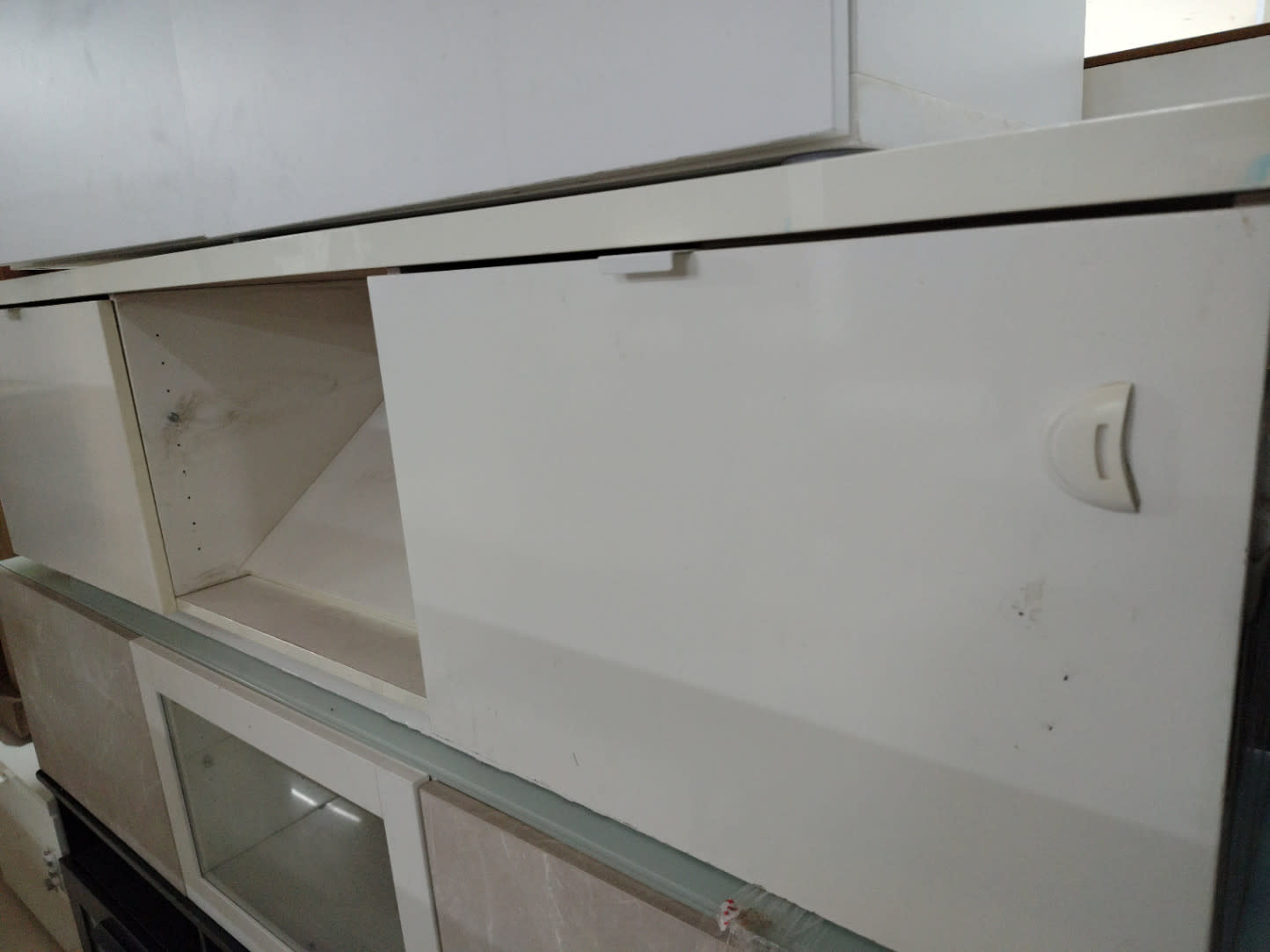TV Stand with Cabinet Storage 2