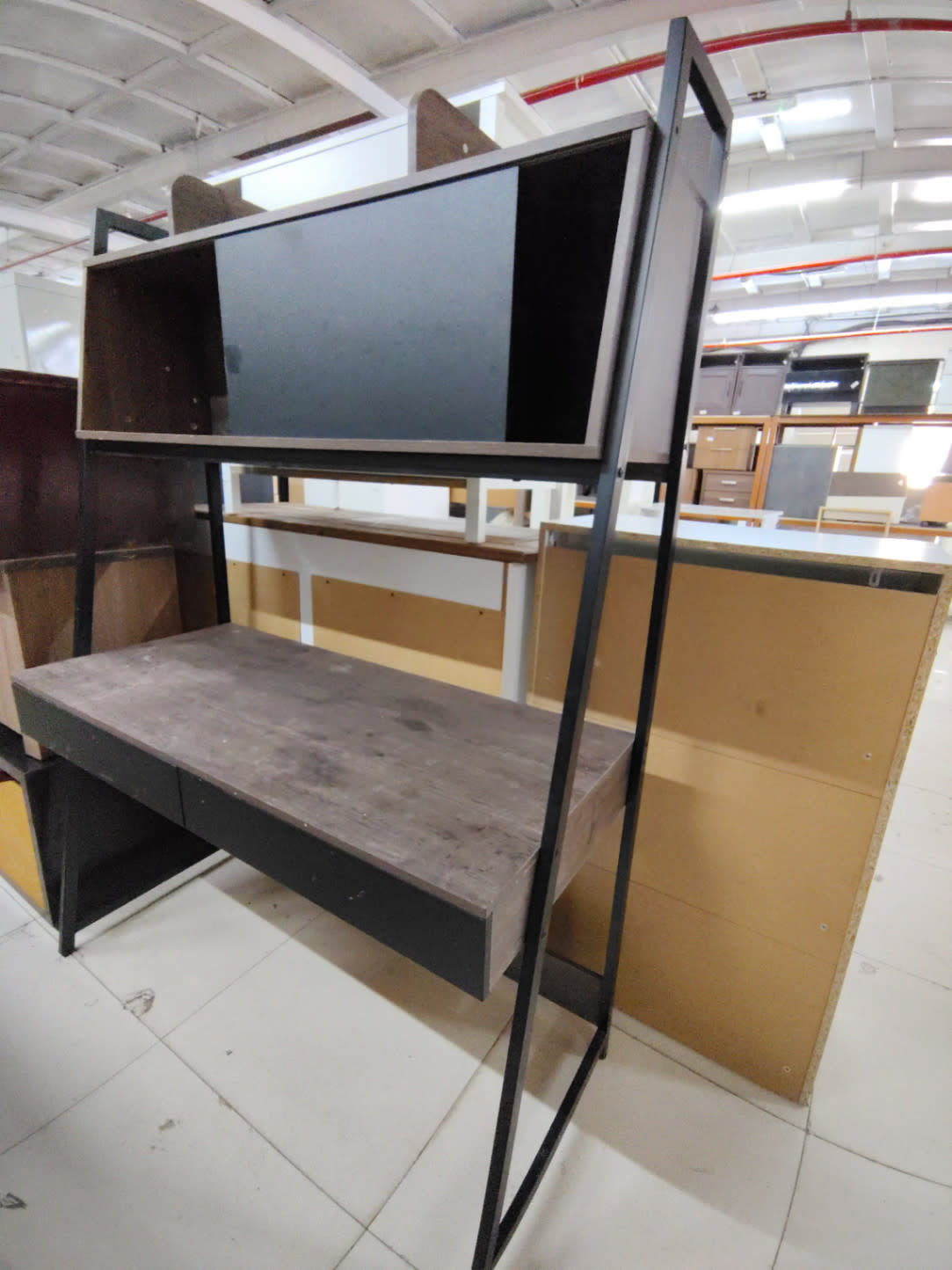 Desk with Hutch and Drawer 2