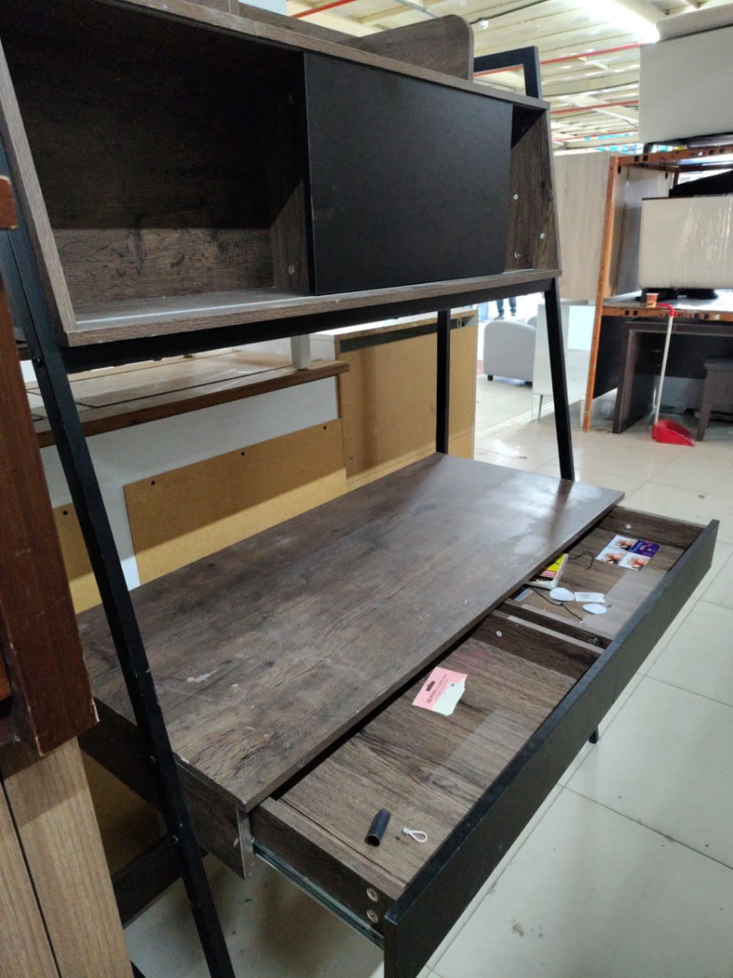 Desk with Hutch and Drawer 3