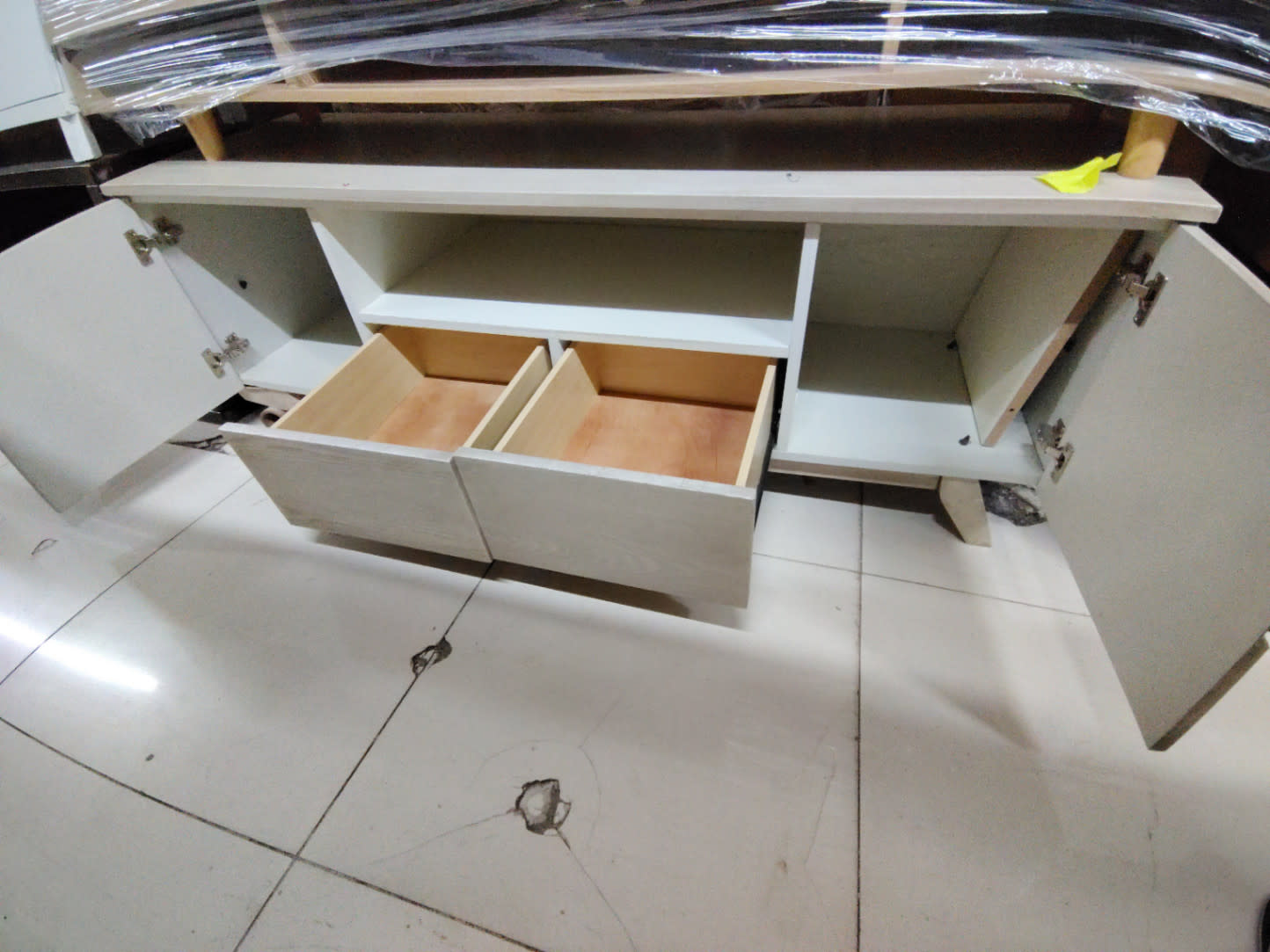 TV Stand with Drawers and Side Cabinets 3