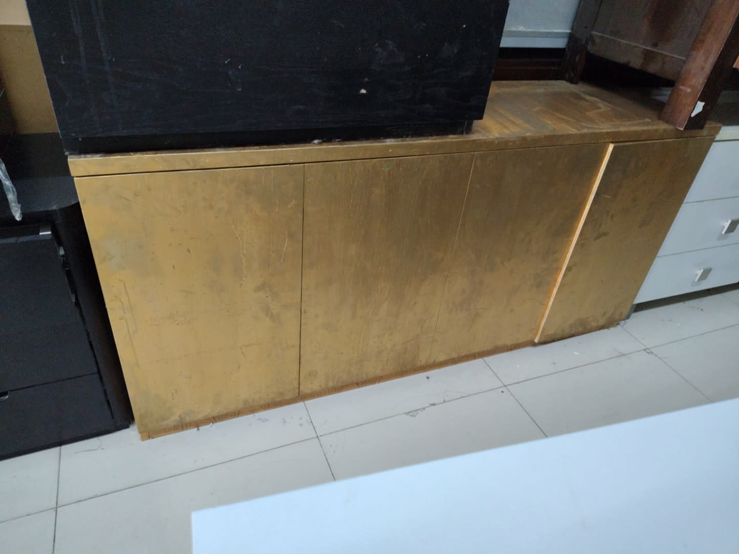 3-Door Wooden Sideboard Cabinet 3