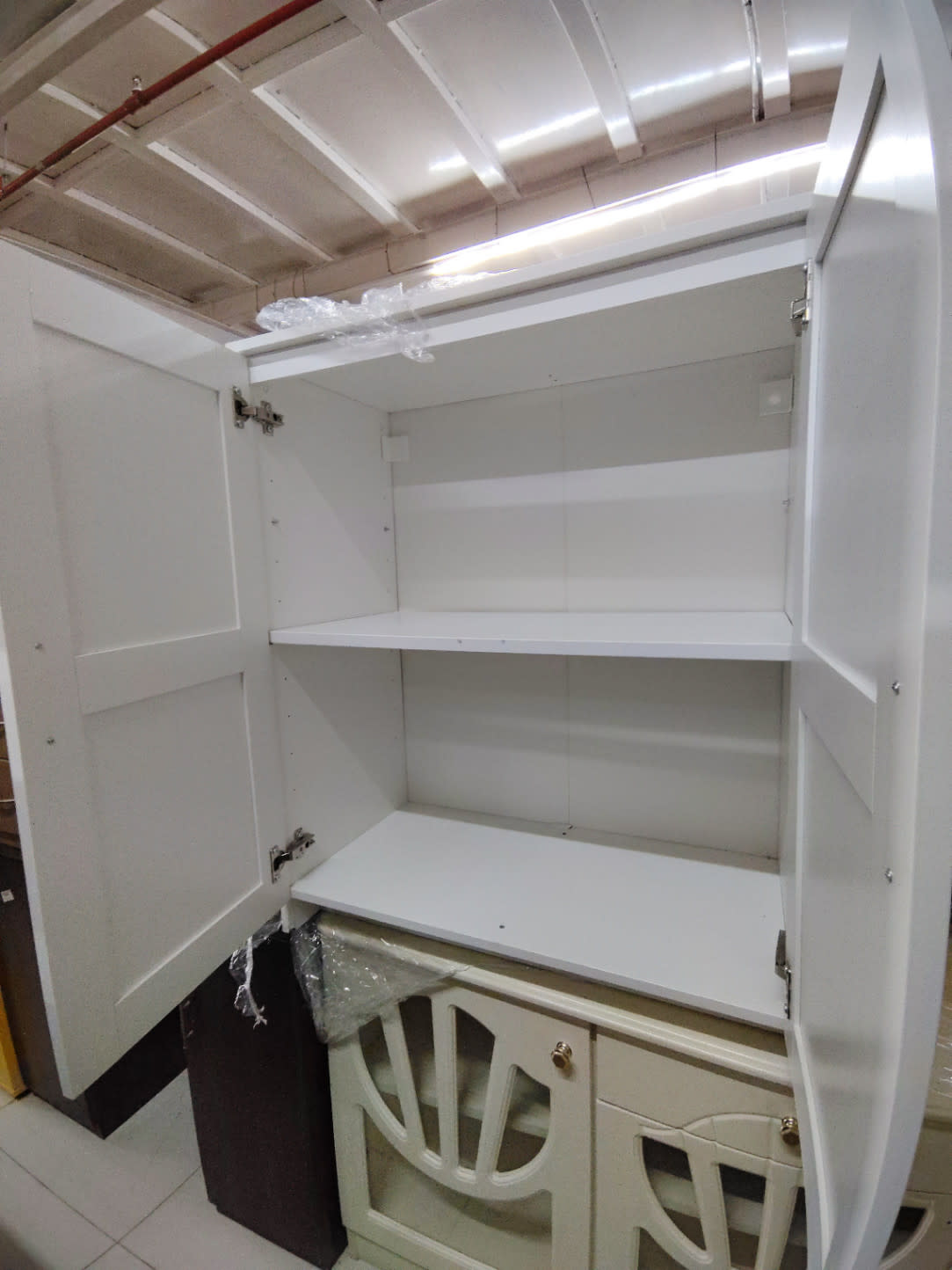 2-Door Wardrobe with Shelves 3