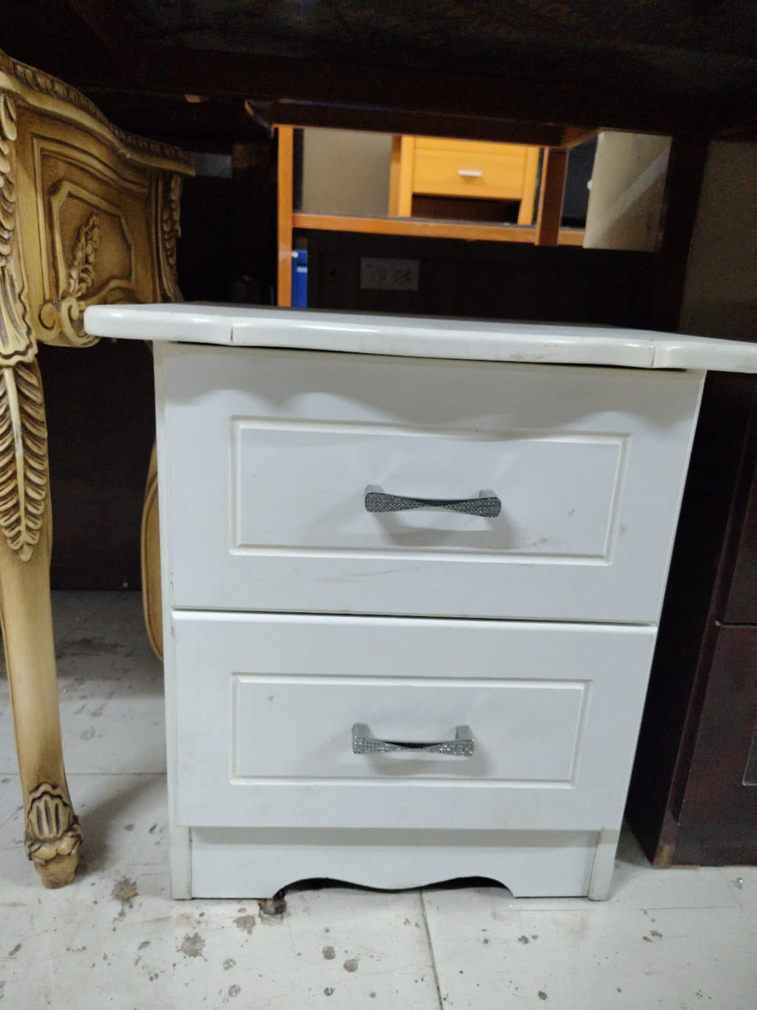 2-Drawer Bedside Nightstand