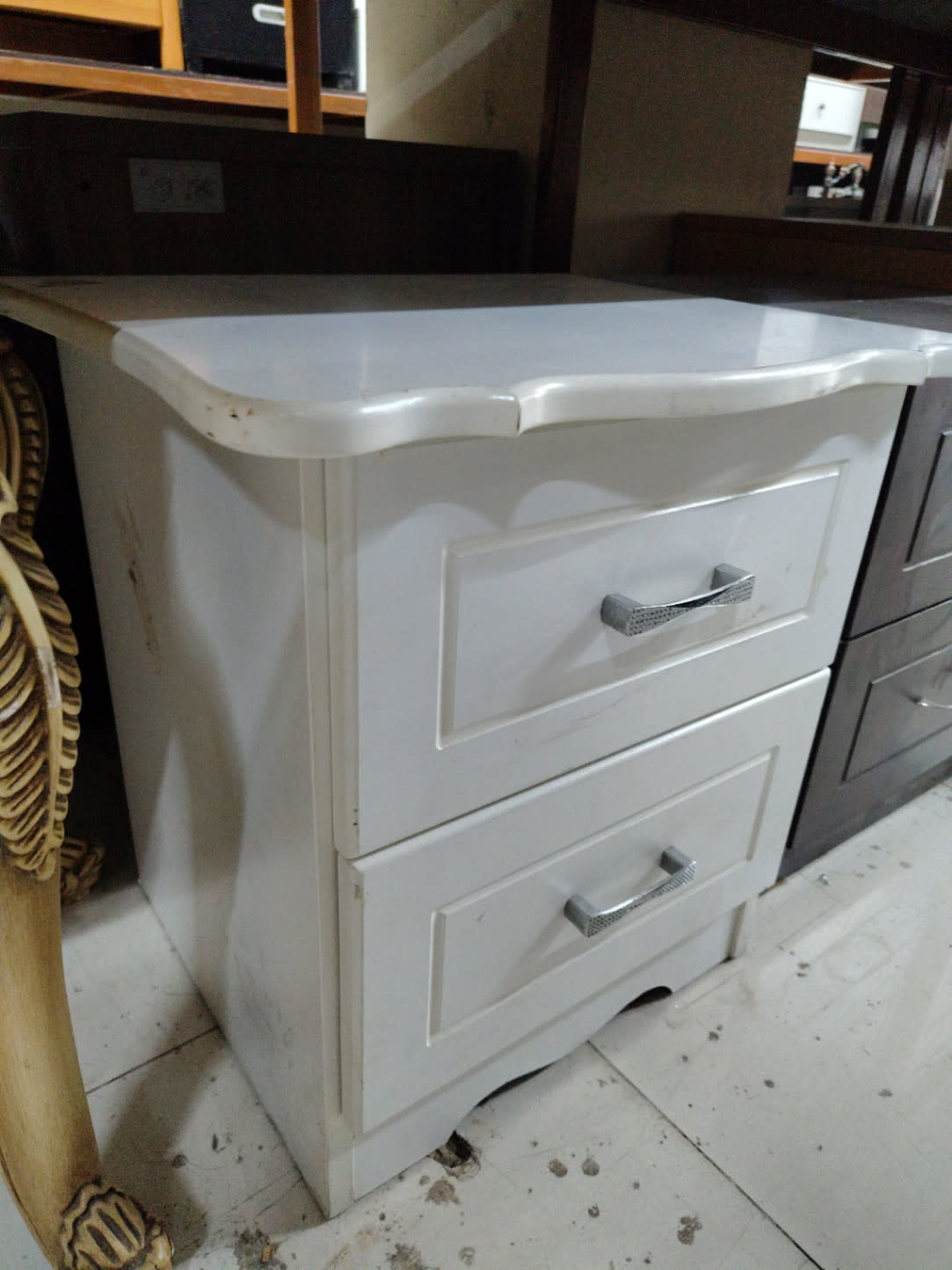 2-Drawer Bedside Nightstand 3