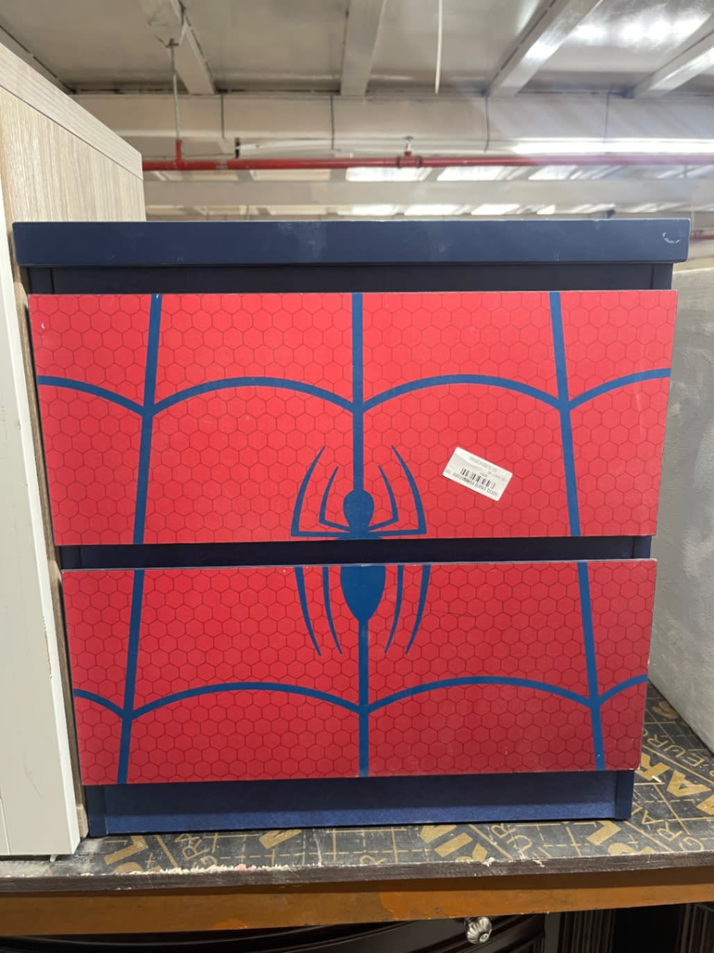 Kids 2-Drawer Side Table Spider-Man