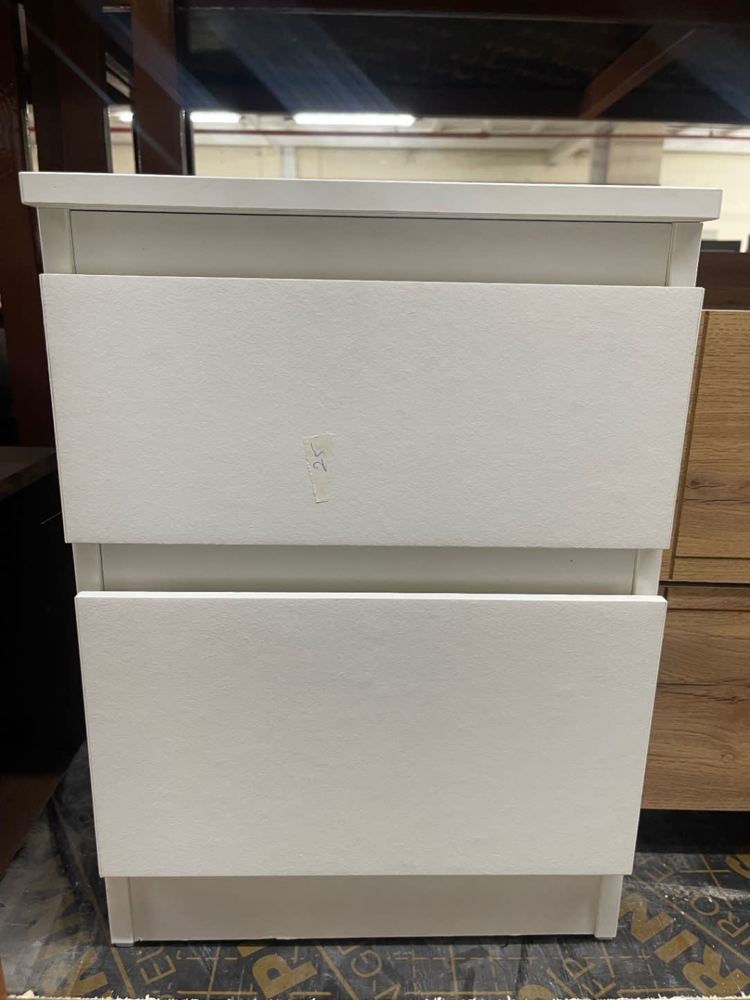 2-Drawer Bedside Nightstand