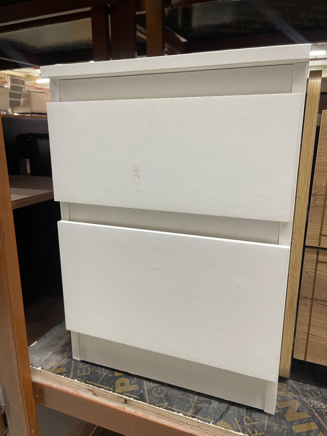 2-Drawer Bedside Nightstand 2
