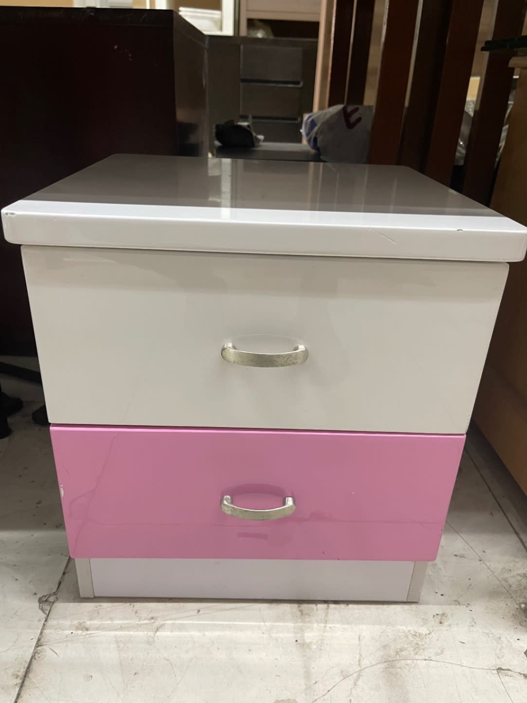 2-Drawer Bedside Nightstand