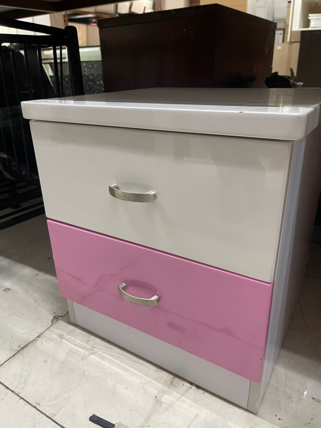 2-Drawer Bedside Nightstand 2