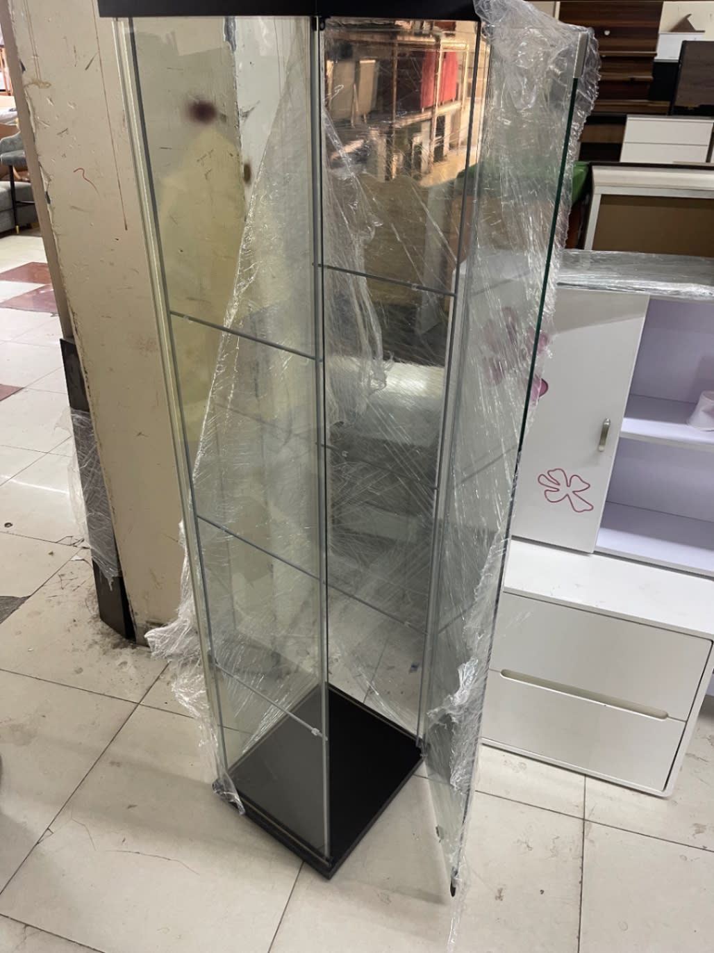 Glass Display Cabinet Tower