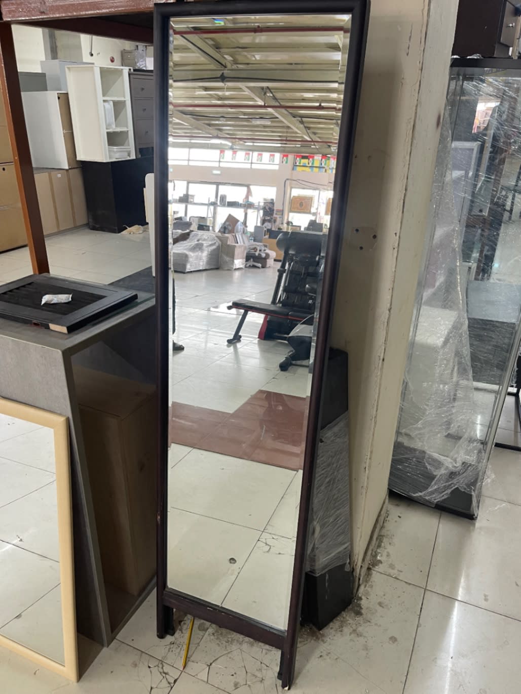 Full-Length Floor Standing Mirror