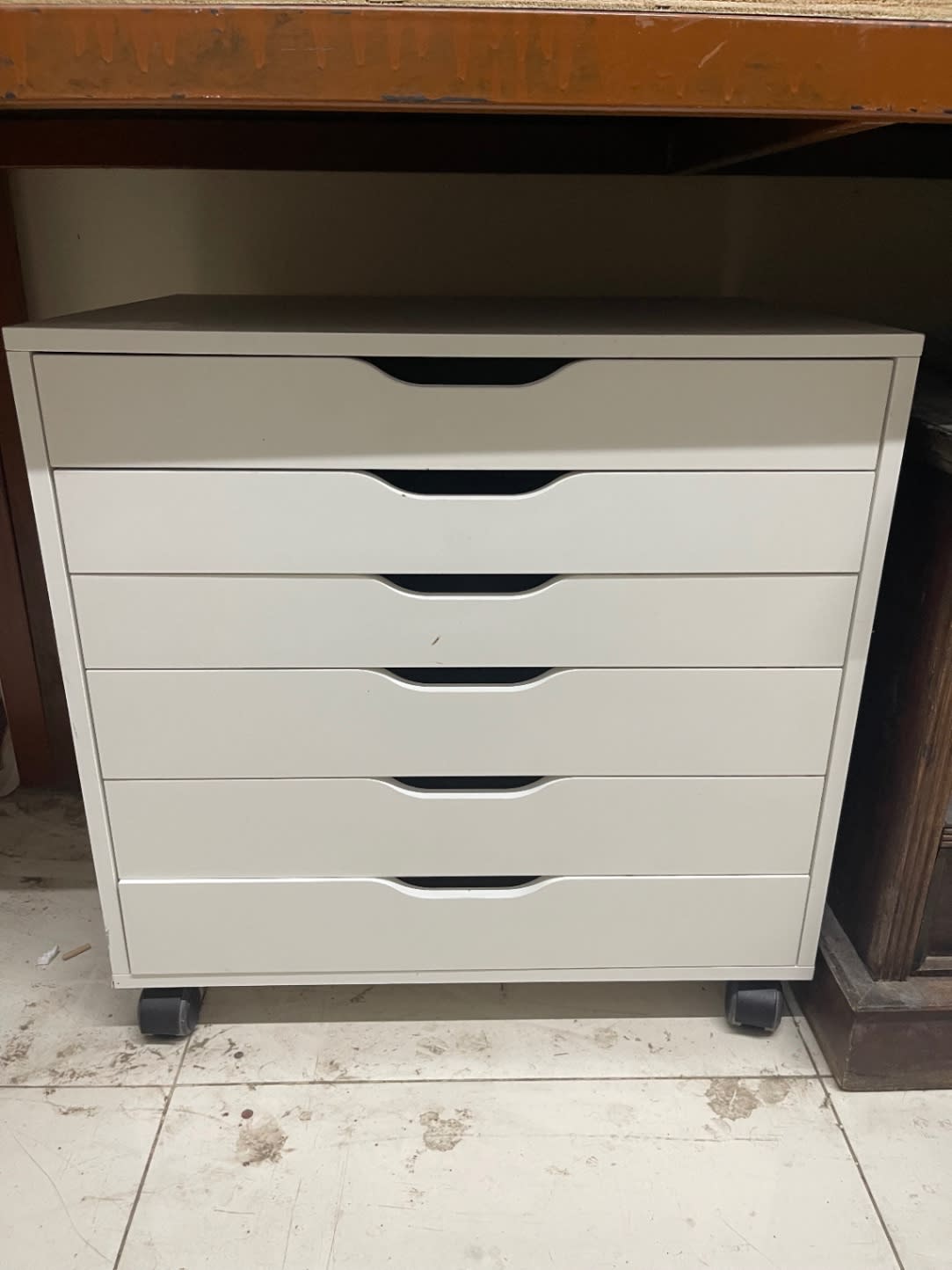 6-Drawer Rolling Storage Cabinet