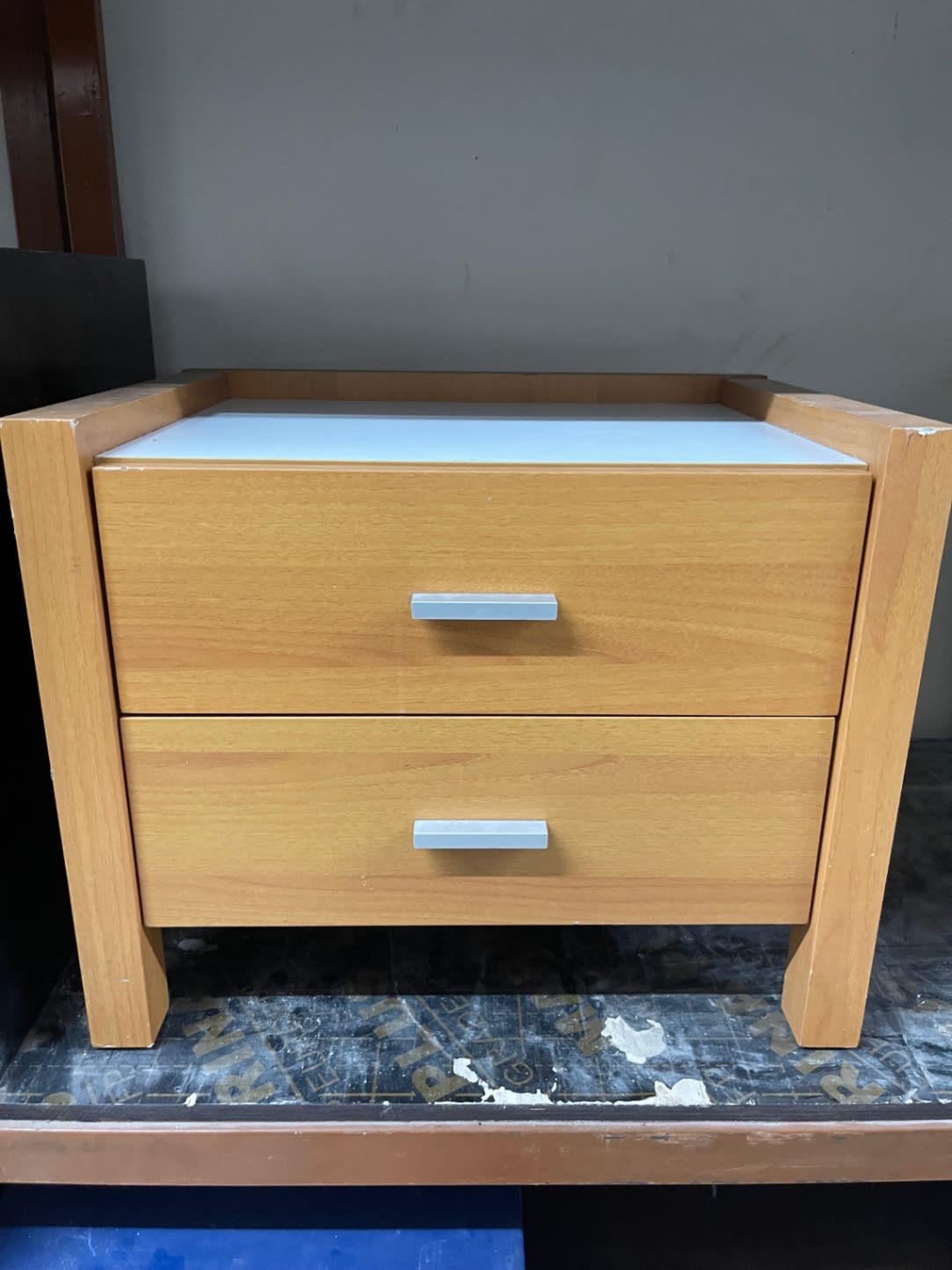 2-Drawer Bedside Nightstand