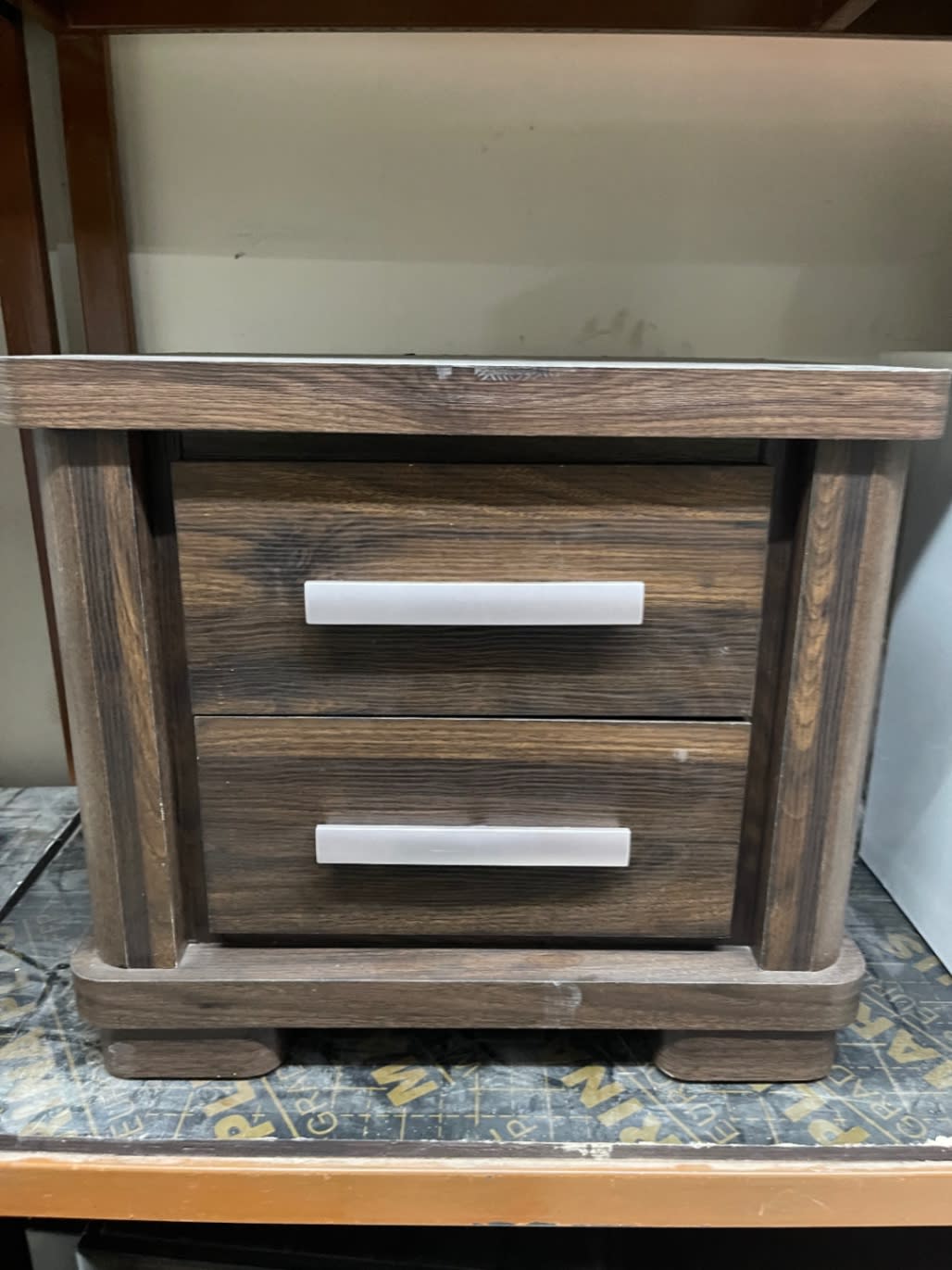 2-Drawer Bedside Nightstand