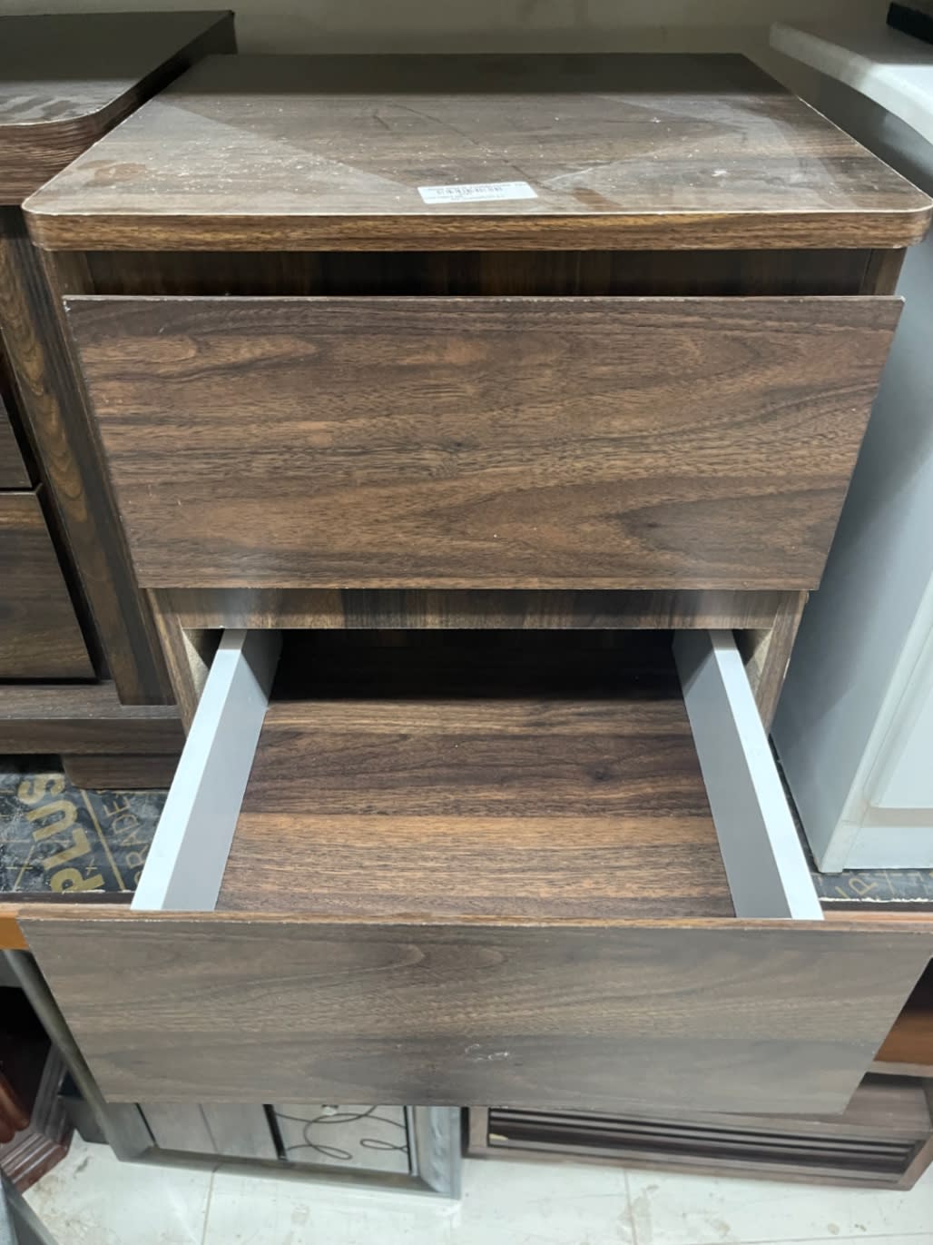 2-Drawer Bedside Nightstand 2