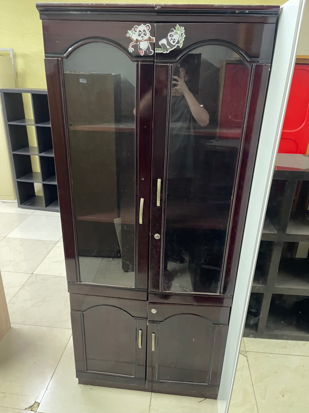 Glass-Door Display Cabinet