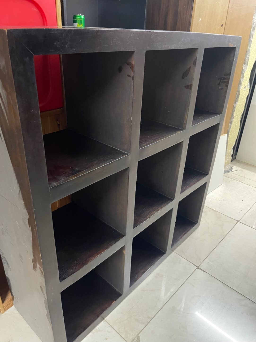 9-Cube Storage Bookshelf