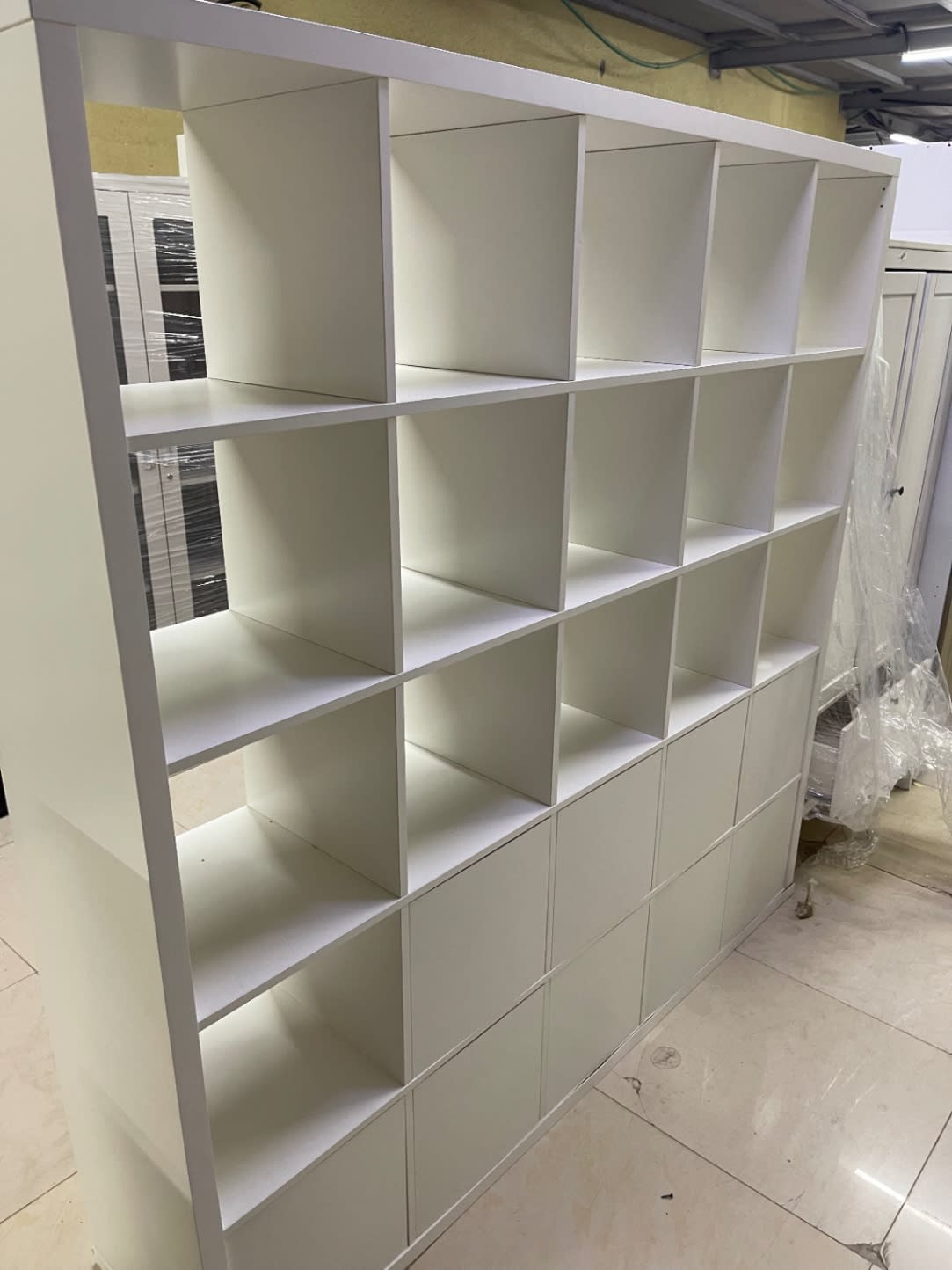 Large Bookcase with Drawers and Doors 3