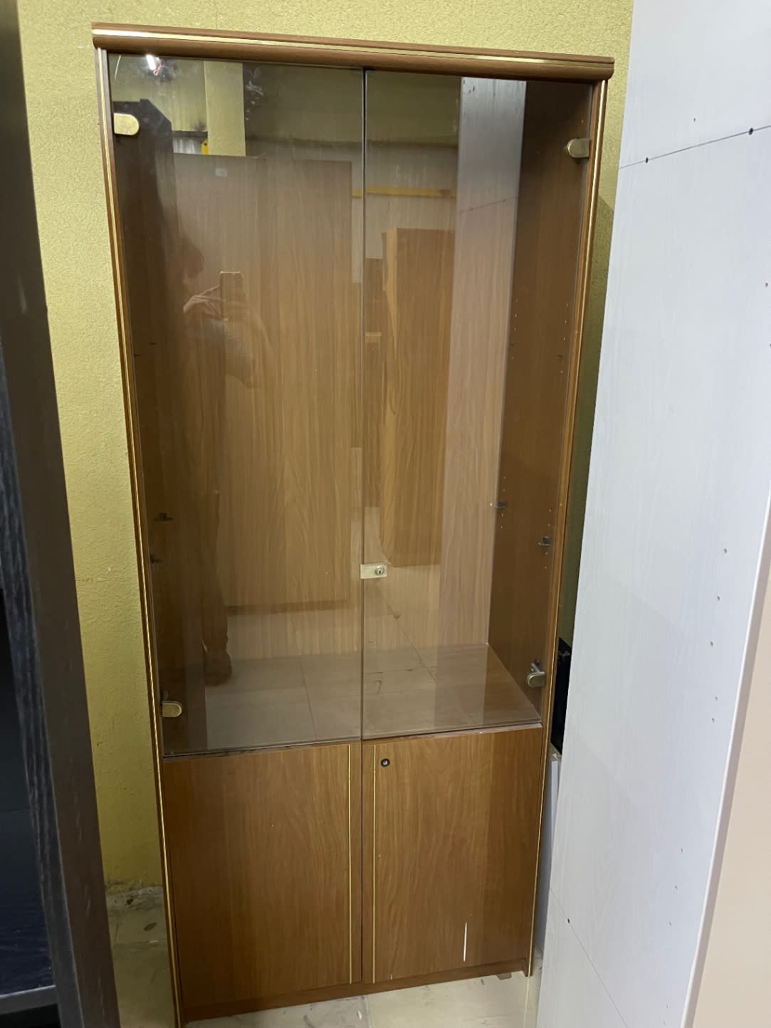 Display Cabinet with Glass Doors