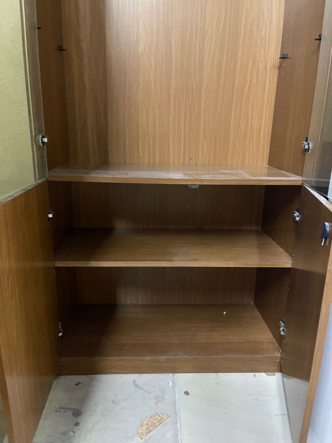 Display Cabinet with Glass Doors 2