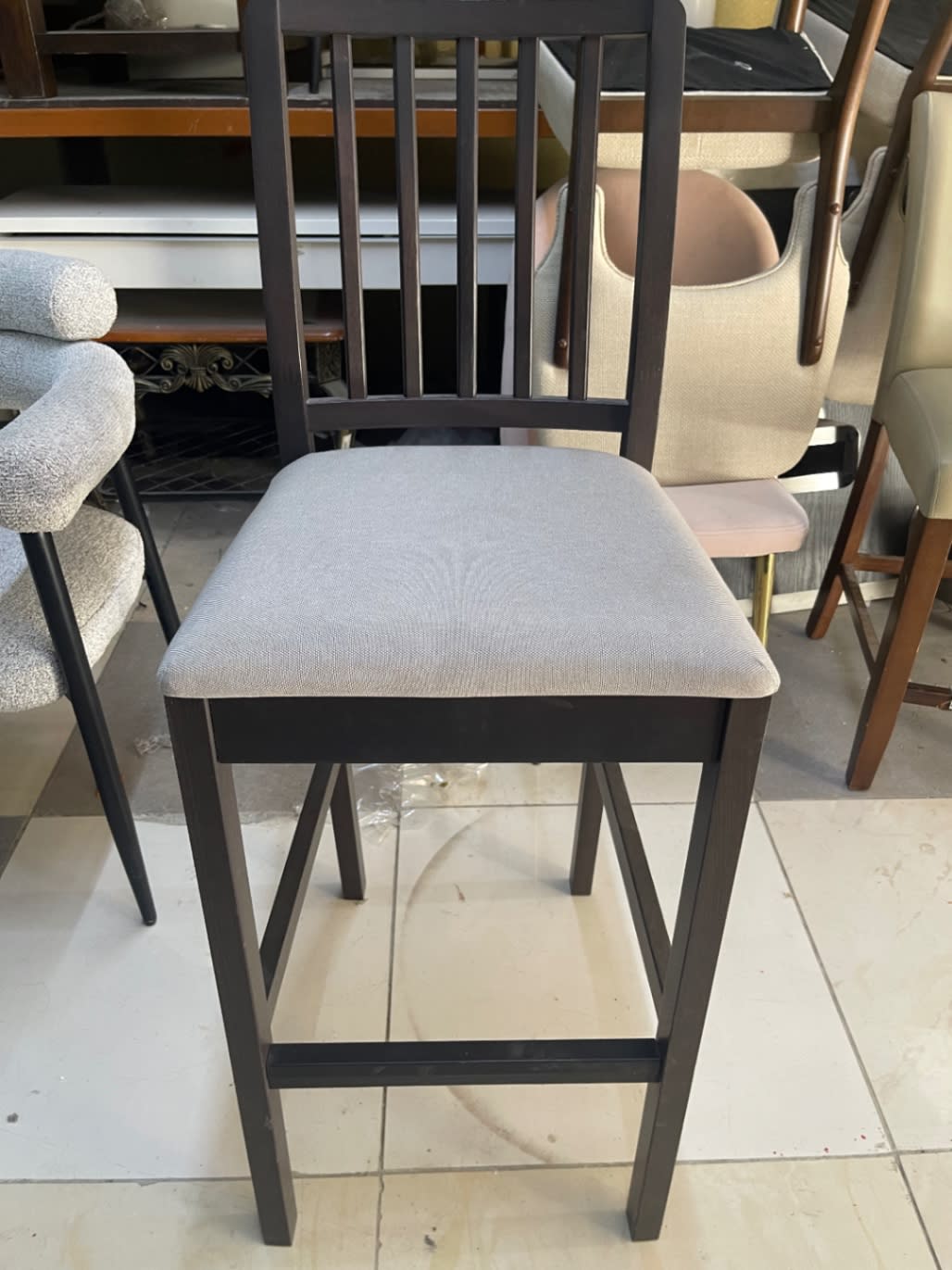 Bar Stool with Backrest