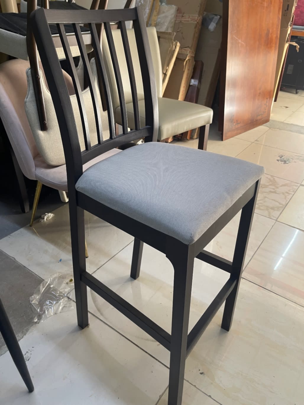 Bar Stool with Backrest 2