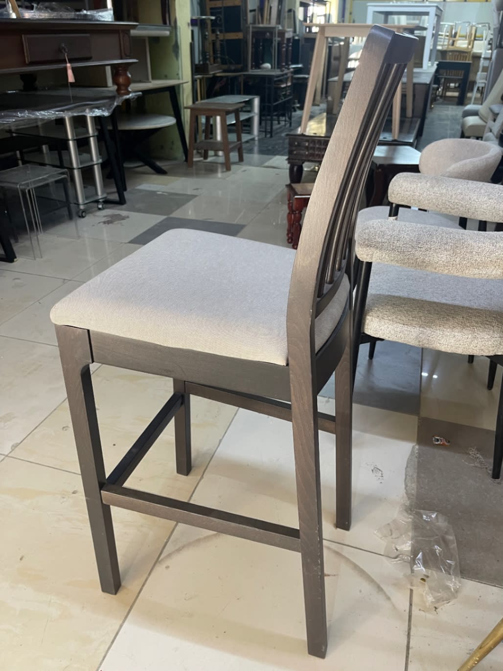 Bar Stool with Backrest 3