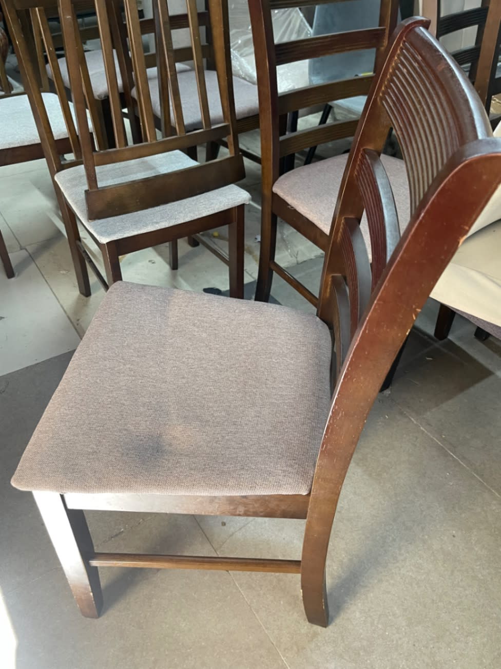 Dining Chair with Upholstered Seat 3